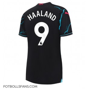 Manchester City Erling Haaland #9 Replika Tredje Tröja Damer 2023-24 Kortärmad